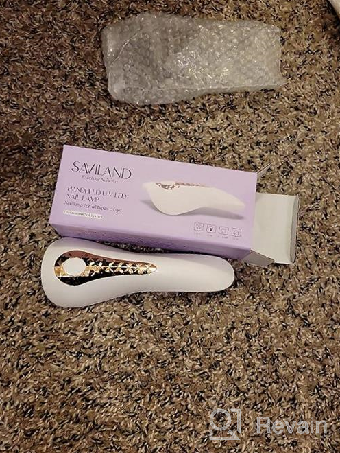 img 1 attached to Saviland 240PCS Gel Nail Kit With U V Lamp, No Need File Soft Tips And Glue For Long Coffin Full Cover French Manicure DIY At Home Or Salon review by Joseph Elvis
