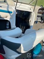 img 1 attached to Sail In Comfort With The Seamander Captain Bucket Boat Seat – Flip Up For Easy Access (SC1-White/White) review by Ben Swett