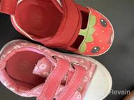 img 1 attached to 🍓 Ikiki Squeaky Strawberry Sandals: Fun and Stylish Squeaker Boys' Shoes review by Jason Marquez