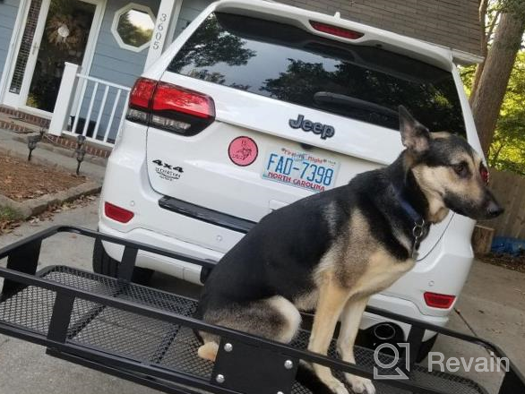 img 1 attached to CURT Hitch Cargo Carrier - 60 X 20-Inch Basket With 500 Lbs Capacity, Black Steel, 2-In Folding Shank review by Willie Ogunlana