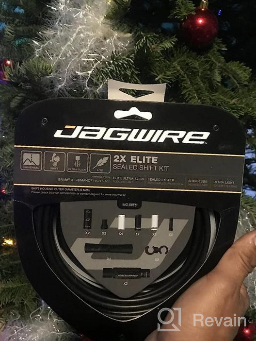 img 1 attached to Upgrade Your Bike Shifting With Jagwire Universal 2X Elite Sealed DIY Shift Cable Kit: SRAM And Shimano Compatible With Ultra Slick Cables And 3 Color Choices review by Roy Niemeyer