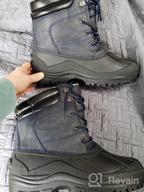 img 1 attached to 🥾 Men's Waterproof Snow Boots Insulated with Warm Lining, Non-Slip, Outdoor Cold Weather Work and Hiking Boots review by Chris Cervantes