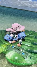 img 6 attached to Шапка для малышей с защитой от солнца UPF 50 для пляжа, рыбалки и активного отдыха - шапки для мальчиков и девочек