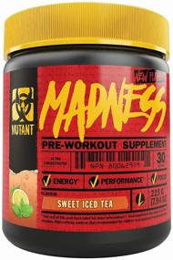 img 1 attached to Mutant Madness sweet iced tea pre-workout complex 225 g can 225 pcs.