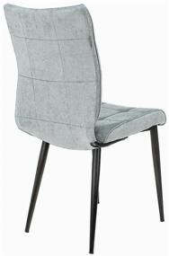 img 4 attached to Set of 2 Grey-Blue Kitchen Bureaucrat KF-4/LT28_2 Chairs with Leg Support, Upholstered in Fabric