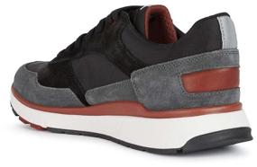 img 4 attached to GEOX sneakers, anthracite/black