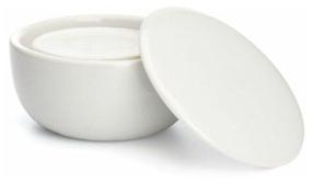 img 2 attached to Shave Soap in Porcelain Bowl, Shave Care Porcelain Dish & Aloe Vera Shaving Soap MUHLE, 65 g