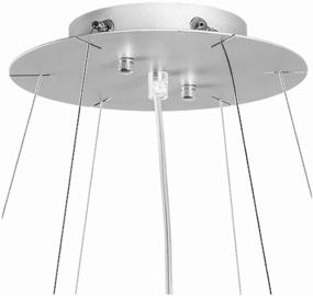 img 3 attached to Chandelier Lightstar Nubi 802160, E27, 240 W, number of lamps: 6 pcs., armature color: chrome, shade color: white