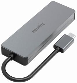 img 2 attached to Разветвитель Hama USB-C H-200105 4порт (00200105) (серый)