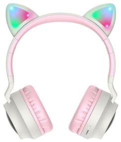 img 3 attached to 🐱 Hoco W27 Cat Ear Wireless Headphones in Grey: Immerse in Wireless Musical Bliss