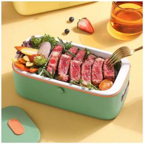 img 3 attached to Heated lunch box Life Element Cooking Lunch Box Without Water Filling F58 1l, green