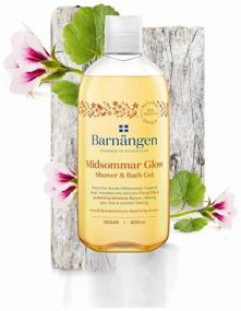 img 2 attached to Midsommar Glow Bath and Shower Gel by Barnangen - 400 ml