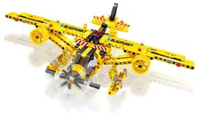 img 1 attached to Constructor Blaupunkt Building Block BP108 Dump Truck & Plane 2 in 1