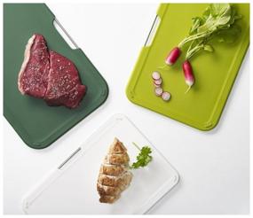 img 3 attached to Joseph Joseph Nest Regular cutting board set, 3 pcs, green