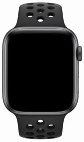 img 1 attached to Silicone Strap Anthracite/Black Nike Sport Band (Anthracite/Black) Apple Watch 44mm (42mm; 45mm) MTMX2ZM/A
