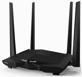 img 3 attached to 🚀 Black Tenda AC10 Wi-Fi Router: Enhanced Performance and Speed