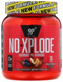 img 2 attached to BSN N.O.-Xplode Pre-Workout Fruit Punch 555 g can