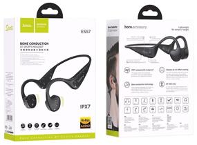 img 1 attached to Wireless headset “ES57 Cool sound” with bone conduction black