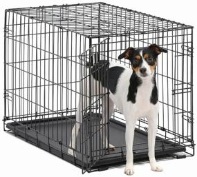img 4 attached to Cage for dogs Midwest iCrate 1530 76x48x53 cm black