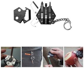 img 4 attached to Multitool-Keychain. Tool set, 14 in 1