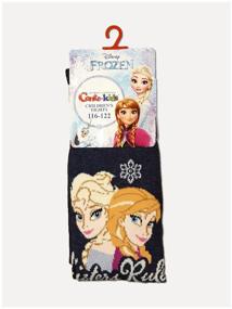 img 3 attached to Tights Conte-kids Disney Frozen, size 128-134, 515 dark blue