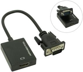img 1 attached to Converter ESPADA VGA + 3.5mm Audio to HDMI (HCV0201), 0.15 m, 1 pc., black