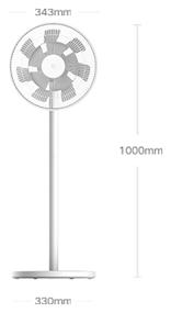 img 1 attached to Floor fan Xiaomi Mi Smart Standing Fan 2, white