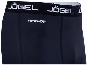 img 1 attached to Jögel Camp PerFormDRY Tight Short Compression Shorts (JBL-1300-061), black/white - size S
