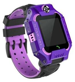 img 1 attached to Children's smart watch, smart watch for kids with SIM card, camera and tracker, SOS button, purple/pink