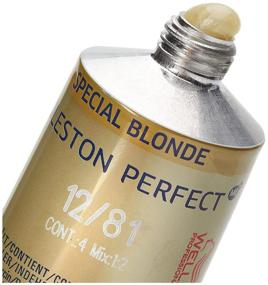 img 2 attached to Wella Professionals Koleston Perfect Me Special Blonde Hair Color, 12/81 White Gold, 60 ml