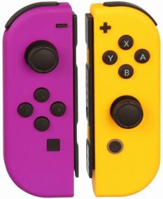 img 3 attached to Nintendo Switch Joy-Con controllers Duo, purple/orange