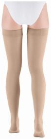 img 2 attached to medi mediven plus 199/200 anti-varicose stockings with silicone bands, class 2, size: 6, length: 72-83 cm, caramel