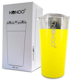 img 4 attached to Thermo mug Xiaomi Nonoo Afternoon Coffee Cup, 0.58 L, yellow