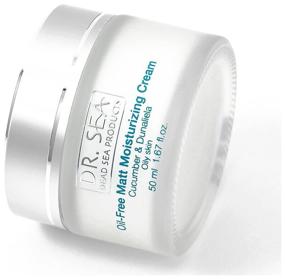img 4 attached to Dr. Sea Oil-Free Moisturizing Cream Oilless Moisturizing Facial Moisturizing Cream with Cucumber, Dunaliella and Dead Sea Miners, 50 ml