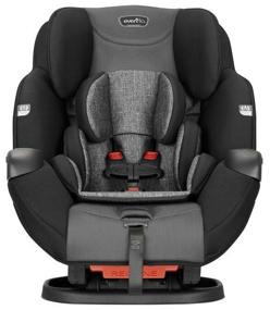 img 2 attached to Car Seat Group 1/2/3 (9-36 kg) Evenflo Symphony e3 LX Platinum Series, charcoal shadow