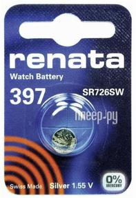 img 1 attached to Элемент питания RENATA SR726SW 397 (0%Hg), 1шт