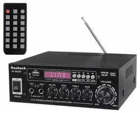 img 3 attached to Integrated Bluetooth amplifier Sunbuck AV-660BT, black