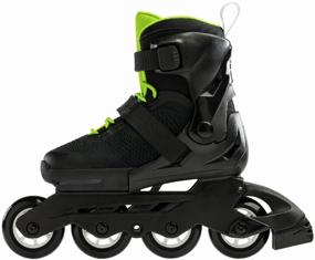 img 3 attached to Rollerblade Microblade 2022, r. 36.5 - 40.5, black/green