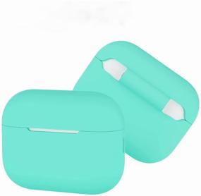 img 3 attached to Silicone Earphone Case for Apple AirPods Pro 2 (2022), Turquoise (Tiffany), Ultra Thin, 0.01cm