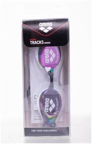 img 2 attached to Swimming goggles arena Tracks Mirror 92370, white/redrevo/black