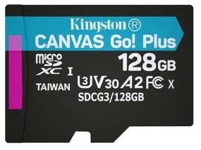 img 4 attached to Карта памяти Kingston microSDXC 128 ГБ Class 10, V30, A2, UHS-I U3, R/W 170/90 МБ/с