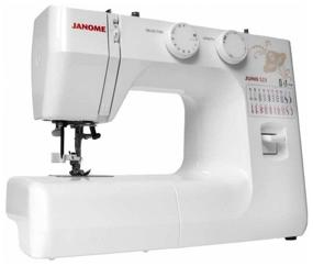 img 4 attached to Sewing machine Janome Juno 523, white/flowers