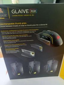 img 1 attached to Gaming mouse Corsair GLAIVE RGB Black Mouse (EU version) Black USB