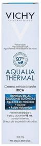 img 4 attached to Vichy Aqualia Thermal Riche - Rich rich moisturizing cream for dry and very dry skin, 30 ml