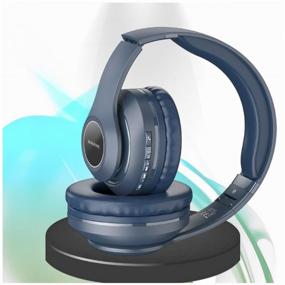 img 3 attached to Over-Ear Headphones BOROFONE FOLDABLE wireless headphones/ Bluetooth Music Headset / blue