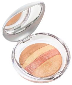img 3 attached to Pupa Luminys Baked All Over Illuminating Blush-Powder, 06 coral stripes
