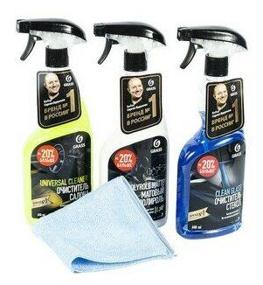 img 3 attached to Grass Car interior care kit (800627), 2.193 kg, black