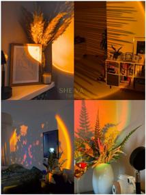 img 4 attached to 🌅 Enhance Your Atmosphere with the Tik Tok RGB Sunset Lamp: 16 Colors Remote-Controlled for Photo and Light Therapy