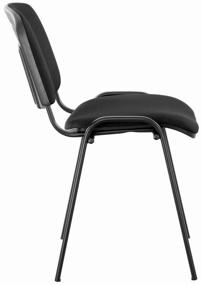 img 4 attached to 🪑 Black Metal and Textile Chair Brabix Iso (CF-005)