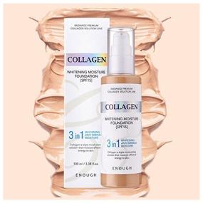 img 4 attached to Enough Collagen Whitening Moisture Foundation SPF 15 №21 100 ml